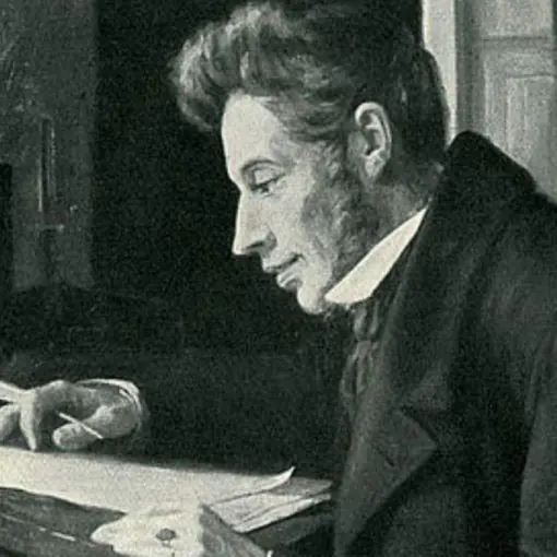 Retrato de Søren Kierkegaard