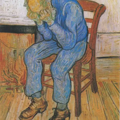 En la puerta de la eternidad de Van Gogh, 1890