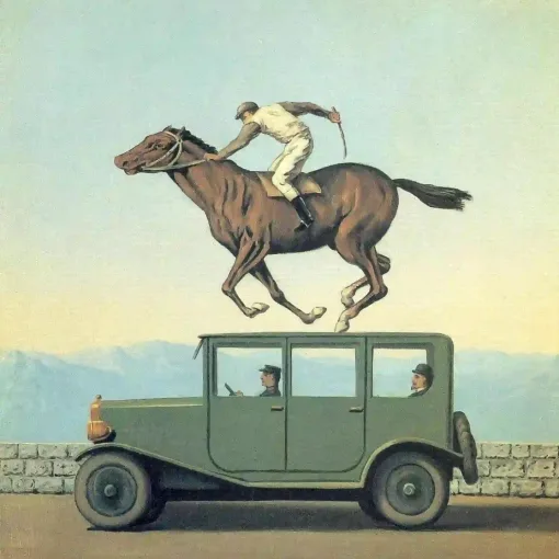 La ira de los dioses de René Magritte