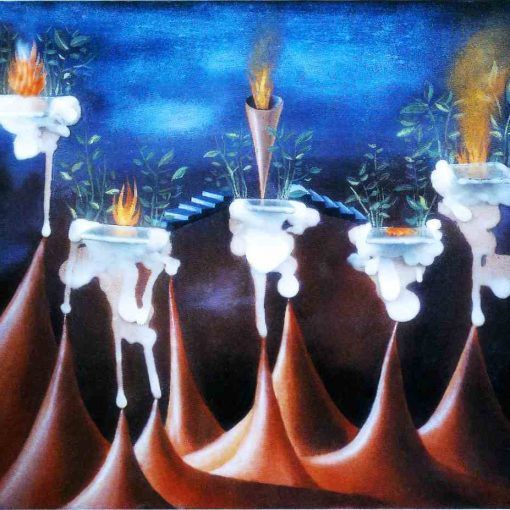 Pintura "La Llamada" de Remedios Varo, 1961