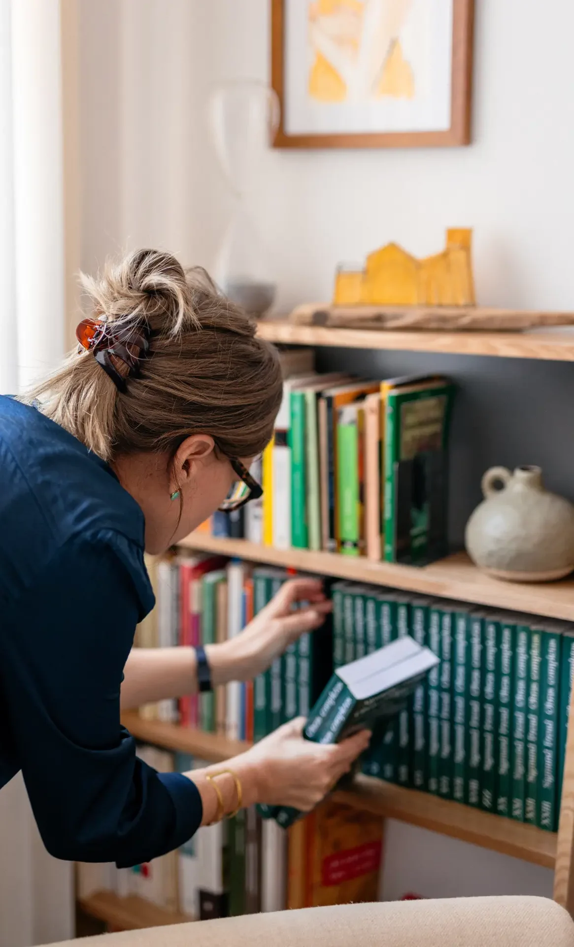 Mónica Negri, psicoanalista en Barcelona — fotografía de Cecília Coca