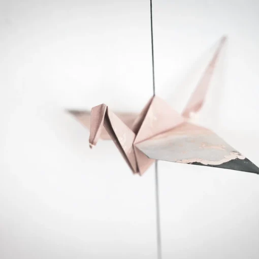 Grulla de origami de Anke Sundermeier en Pixabay